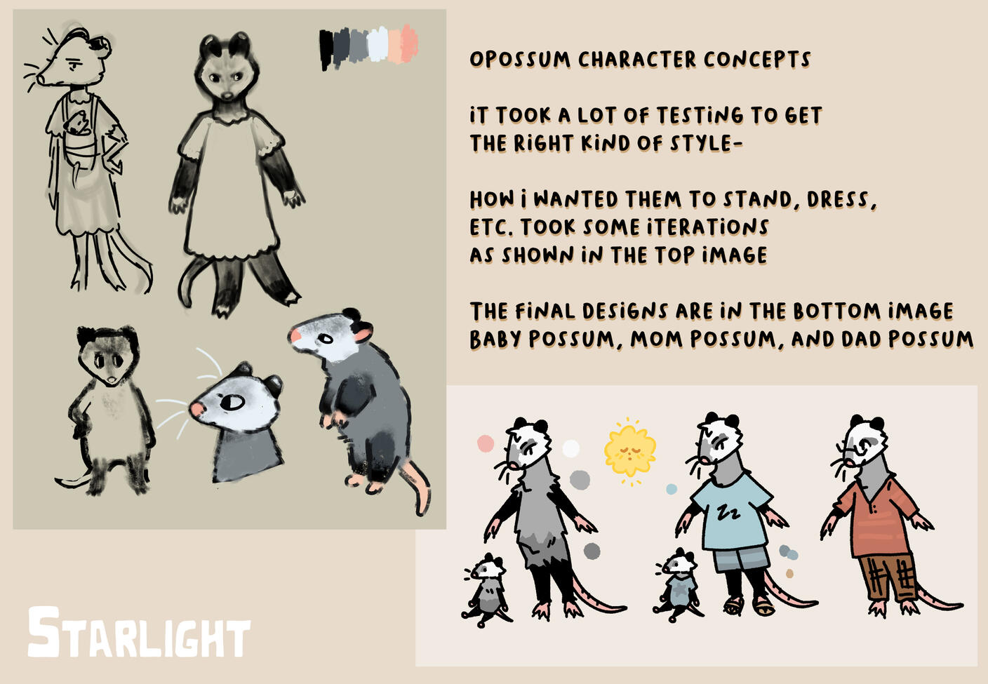 Mini Artbook for Starlight project, 2023, 1/4