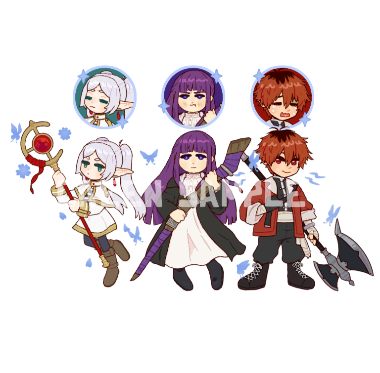 Frieren Double-Sided Acrylic Charms