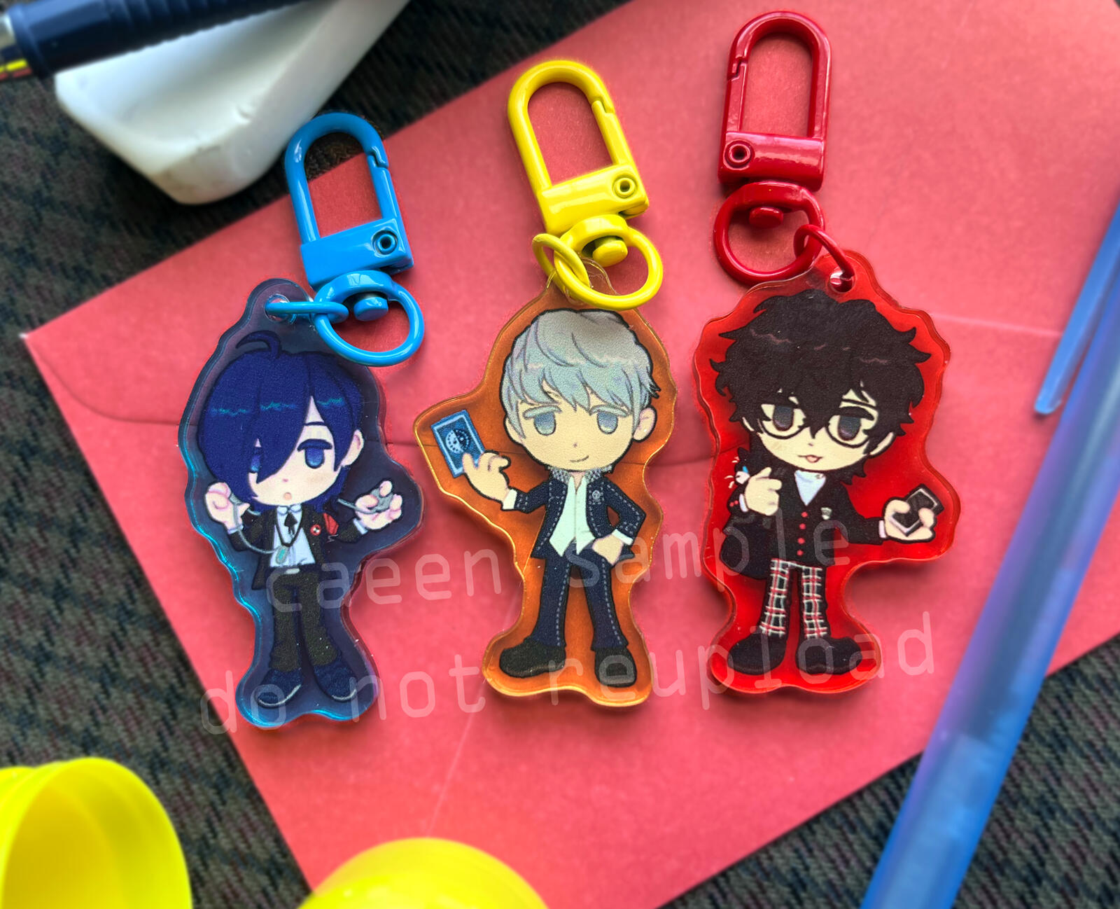 Persona 3/4/5 Acrylic Charms